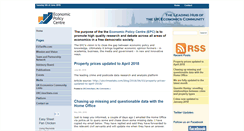 Desktop Screenshot of economicpolicycentre.com